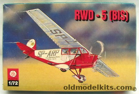 ZTS 1/72 RWD-5 BIS - Warsaw Aeroclub 1933 or Warsaw -Rio de Janeiro Flight 1933, S-005 plastic model kit